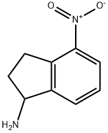 2,3-二氢-4-硝基-1H-茚-1-胺 结构式