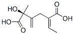 [S,(+)]-5-[(Z)-Ethylidene]-2-hydroxy-2-methyl-3-methylenehexanedioic acid 结构式