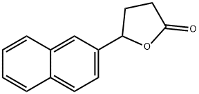 Γ-(2-萘基)-Γ-丁内酯 结构式