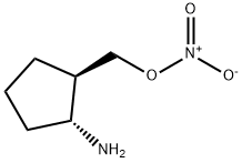 Cyclopentanemethanol, 2-amino-, nitrate (ester), trans- (9CI) 结构式