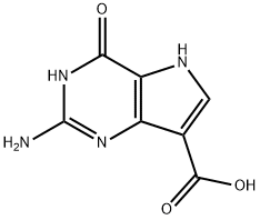 1H-Pyrrolo[3,2-d]pyrimidine-7-carboxylicacid,2-amino-4,5-dihydro-4-oxo- 结构式