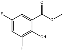 3,5-二氟-2-甲氧基苯甲酸 结构式