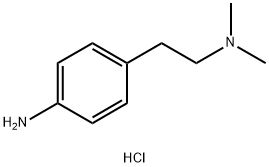 4-(2-二甲基氨基乙基)-苯胺盐酸盐 结构式