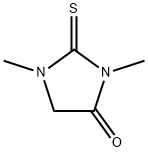 1,3-二甲基-2-硫代乙内酰脲 结构式