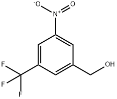 (3-硝基-5-(三氟甲基)苯基)甲醇 结构式