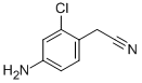 2-(4-氨基-2-氯苯基)乙腈 结构式