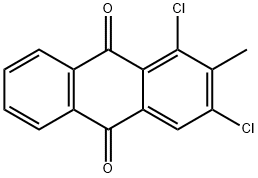 2-甲基1,3-二氯蒽醌 结构式