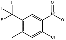4-氯-2-甲基-3-硝基三氟甲苯 结构式