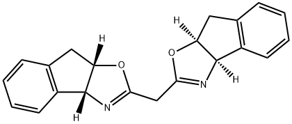 (+)-2,2'-亚甲基双[(3AR,8AS)-3A,8A-二氢-8H-茚苯[1,2-D]并恶唑 结构式