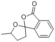 5-METHYL-4,5-DIHYDRO-3H,3'H-SPIRO[FURAN-2,1'-ISOBENZOFURAN]-3'-ONE 结构式