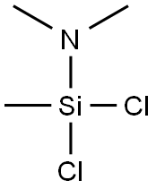 N,N-DIMETHYLAMINODICHLOROMETHYLSILANE 结构式