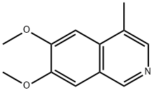 Isoquinoline, 6,7-dimethoxy-4-methyl- (8CI,9CI) 结构式