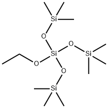 3-Ethoxy-1,1,1,5,5,5-hexamethyl-3-(trimethylsiloxy)trisiloxane 结构式