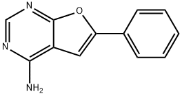 (6-苯基呋喃[3,2-E]嘧啶-4-基)胺 结构式