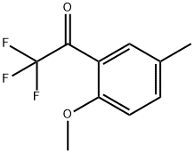 Ethanone, 2,2,2-trifluoro-1-(2-methoxy-5-methylphenyl)- (9CI) 结构式