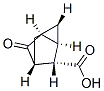 Tricyclo[2.2.1.02,6]heptane-3-carboxylic acid, 5-oxo-, [1S-(1R*,2S*,3R*,4S*,6R*)]- (9CI) 结构式