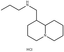 N-(八氢-2H-喹嗪-1-基甲基)丙-1-胺二盐酸盐 结构式