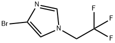 4-溴-1-(2,2,2-三氟乙基)-1H-咪唑 结构式