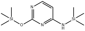 N-(三甲基硅基)-2-(三甲基硅氧基)-4-嘧啶胺 结构式