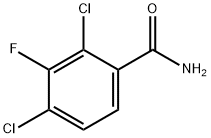 2,4-二氯-3-氟苯甲酰胺 结构式