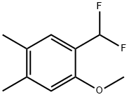 2-Difluoromethyl-4,5-dimethylanisole 结构式