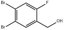 4,5-Dibromo-2-fluorobenzyl alcohol 结构式