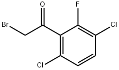 3',6'-Dichloro-2'-fluorophenacyl bromide 结构式