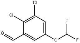 2,3-Dichloro-5-(difluoromethoxy)benzaldehyde 结构式