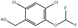 2,4-Dichloro-5-(difluoromethoxy)benzyl alcohol 结构式