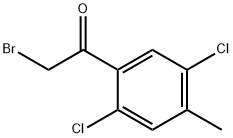 2',5'-Dichloro-4'-methylphenacyl bromide 结构式