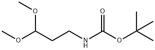 Carbamic acid, (3,3-dimethoxypropyl)-, 1,1-dimethylethyl ester (9CI) 结构式