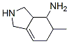 1H-Isoindol-4-amine,  2,3,3a,4,5,6-hexahydro-5-methyl- 结构式