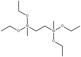 1,2-双(甲基二乙氧基硅基)乙烷 结构式