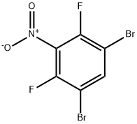2,6-二氟-3,5-二溴硝基苯 结构式