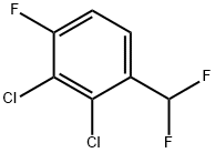 2,3-Dichloro-4-fluorobenzodifluoride 结构式