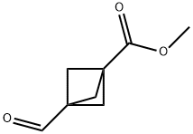 甲基 3-甲酰基二环[1.1.1]戊烷-1-甲酸基酯 结构式