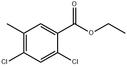 Ethyl 2,4-dichloro-5-methylbenzoate 结构式