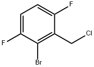 2-Bromo-3,6-difluorobenzyl chloride 结构式