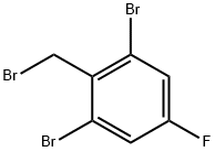 1,3-Dibromo-2-(bromomethyl)-5-fluorobenzene 结构式