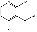 (2,4-二溴吡啶-3-基)甲醇 结构式