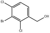 (3-溴-2,4-二氯苯基)甲醇 结构式