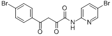 Benzenebutanamide, 4-bromo-N-(5-bromo-2-pyridinyl)-alpha,gamma-dioxo- 结构式