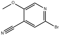 2-溴-5-甲氧基异烟腈 结构式