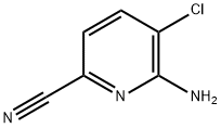 6-Amino-5-chloropicolinonitrile 结构式
