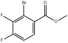 2-溴-3,4-二氟苯甲酸甲酯 结构式