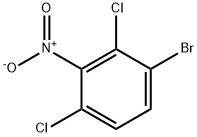 1-溴-2,4-二氯-3-硝基苯 结构式