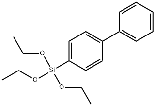 4-三乙氧硅基联苯 结构式