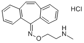 5H-dibenzo[a,d]cyclohepten-5-one O-[2-(methylamino)ethyl]oxime monohydrochloride 结构式