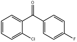 2-氯-4'-氟二苯甲酮 结构式