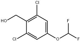 2,6-二氯-4-(二氟甲氧基)苄醇 结构式